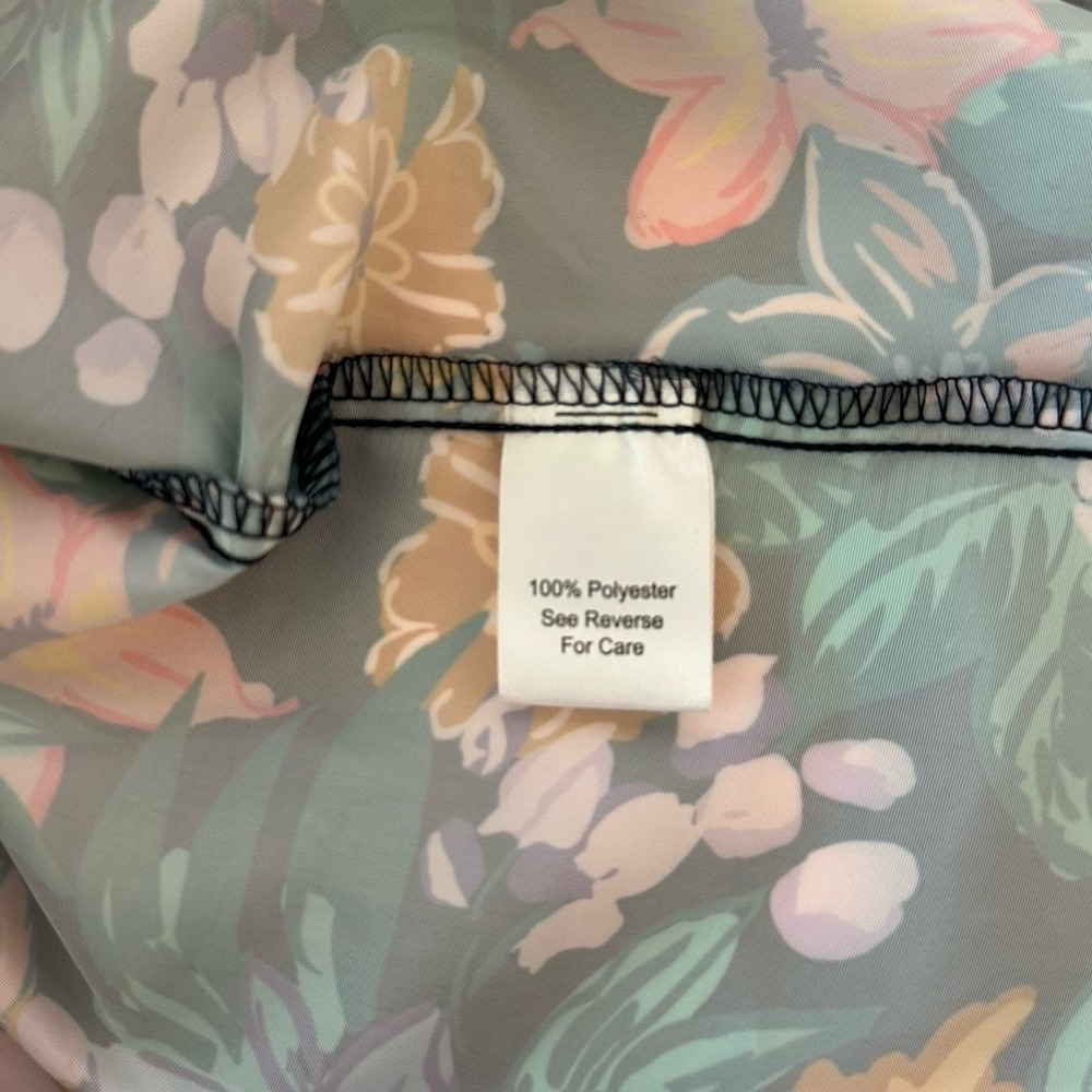 Vera Bradley Women's Floral Colorful Rain Jacket Size M Spring Bloomcore Flowers - Picture 13 of 16
